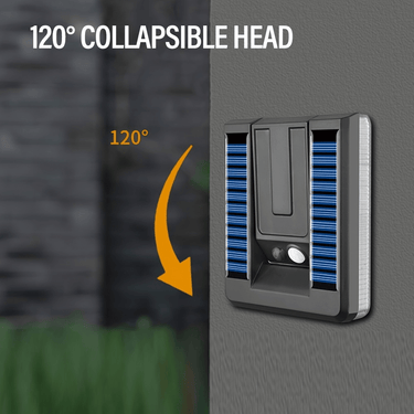 Solar Motion Sensor Outdoor Wall Light - Waterproof - InspiredGrabs.com